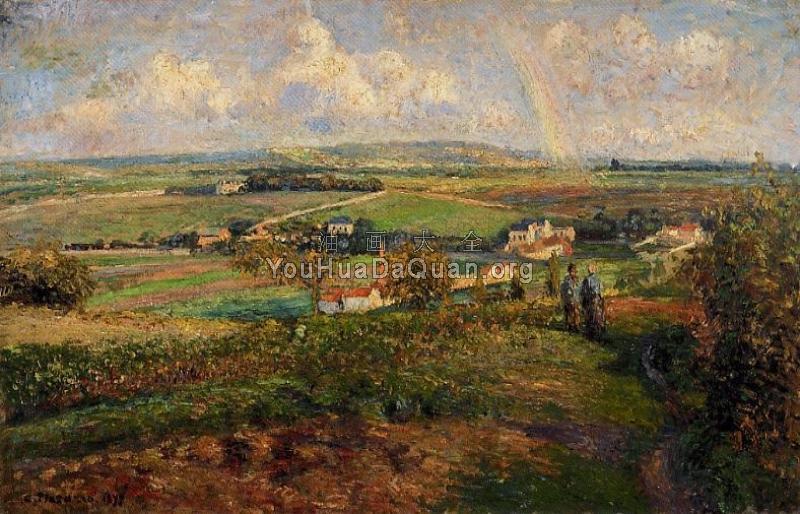 Rainbow, Pontoise - 卡米耶·毕沙罗